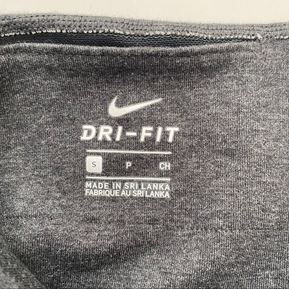 Nike Dri-Fit Power Crop Color Block Leggings S - Picture 3 of 5